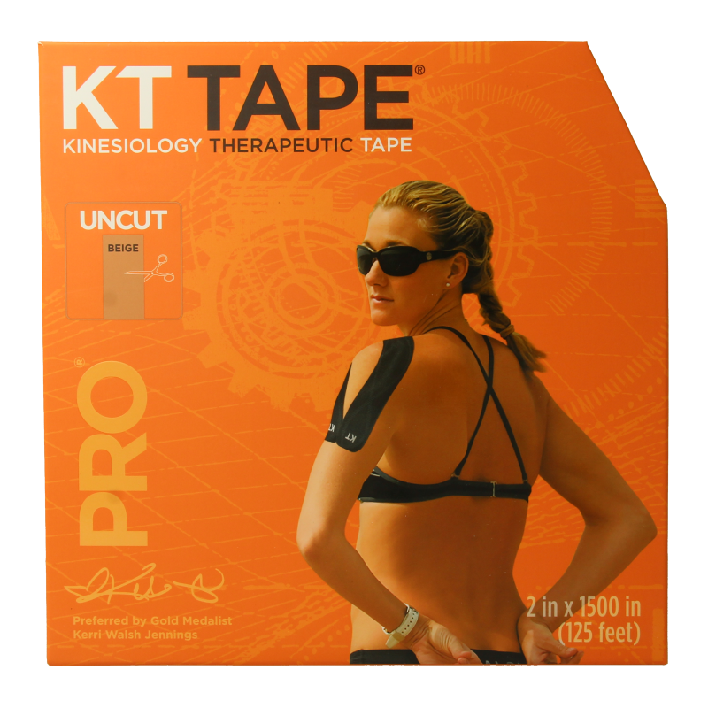 KT Tape Jumbo pro roll 38 meter beige uncut 1 Stuks