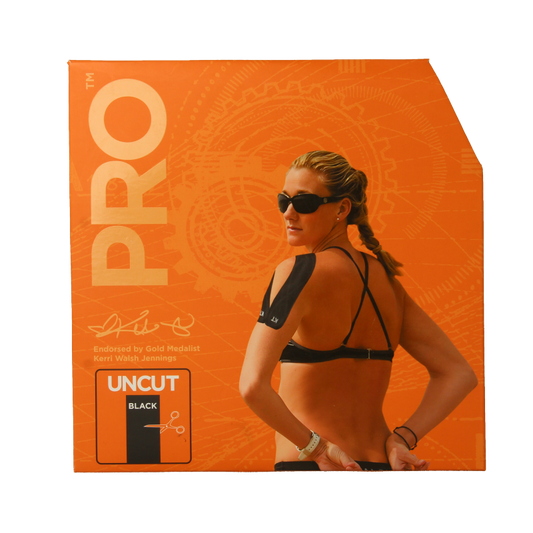 KT Tape Jumbo pro roll 38 meter zwart uncut 1 Stuks