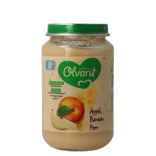 Olvarit Appel banaan peer 8M57 200 Gram