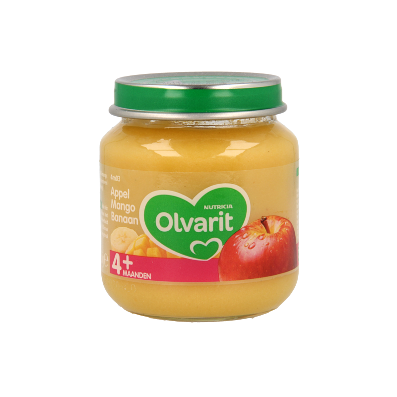 Olvarit Appel mango banaan 4M03 125 Gram