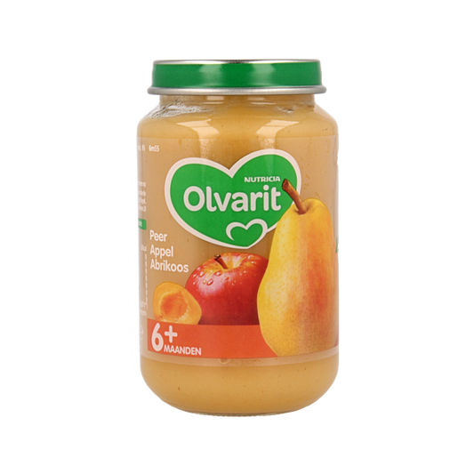 Olvarit Peer appel abrikoos 6M55 200 Gram