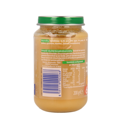 Olvarit Peer appel abrikoos 6M55 200.00 Gram