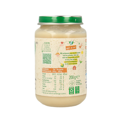 Olvarit Banaan appel yoghurt 6M50 200 Gram