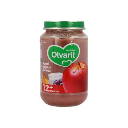 Olvarit Appel yoghurt bosbes 12M54 200.00 Gram