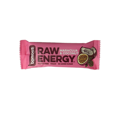 Bombus Raw energy bar maracuja & coconut 50 Gram