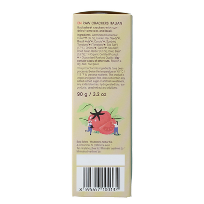 Lifefood Life crackers Italiaans raw bio 90 Gram