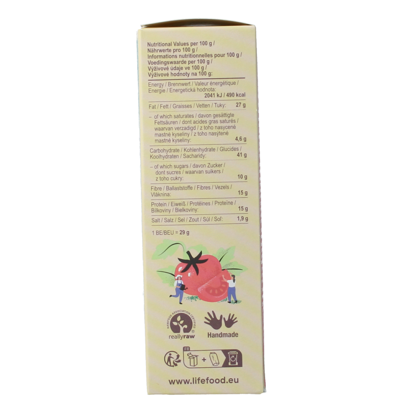 Lifefood Life crackers Italiaans raw bio 90 Gram