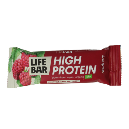 Lifefood Lifebar proteine framboos bio 40 Gram