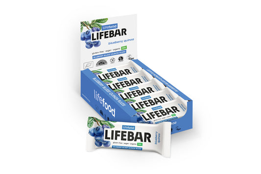 Lifefood Lifebar blueberry quinoa bio raw 40 Gram