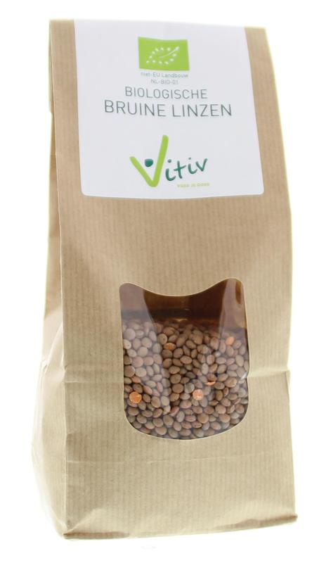 Vitiv Bruine linzen bio 500 Gram