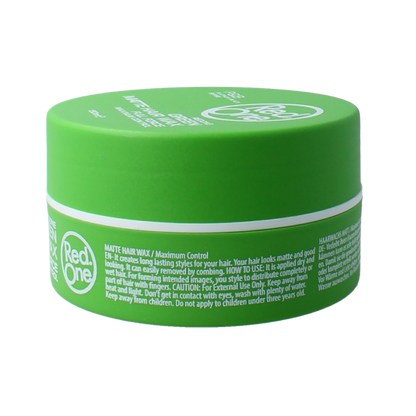 Red One Haarwax green matte wax 150 Milliliter