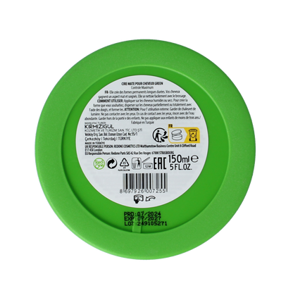 Red One Haarwax green matte wax 150 Milliliter