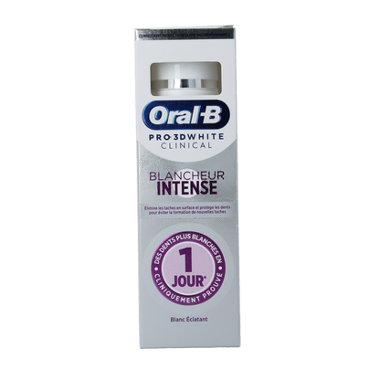 Oral B Tandpasta 3D white clinical radiant 75 Milliliter
