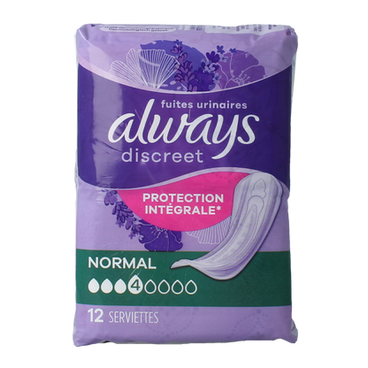 Always Discreet verband normaal 12.00 Stuks