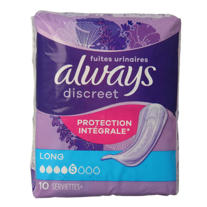 Always Discreet verband long 10 Stuks