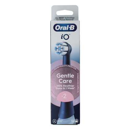 Oral B Opzetborstel IO gentle care zwart 2 Stuks