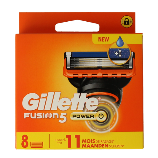 Gillette Fusion power blades 8 Stuks