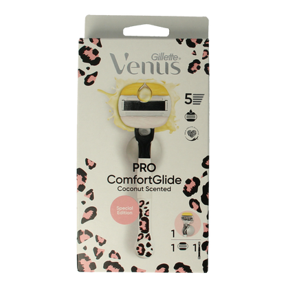 Gillette Comfortglide coconut modular leopard razor 1 Stuks