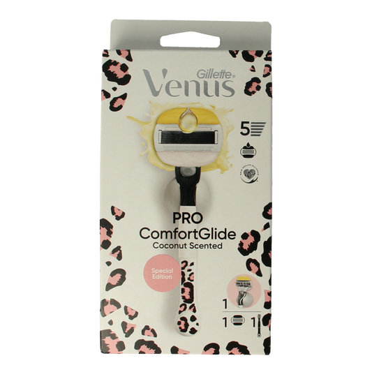 Gillette Comfortglide coconut modular leopard razor 1 Stuks