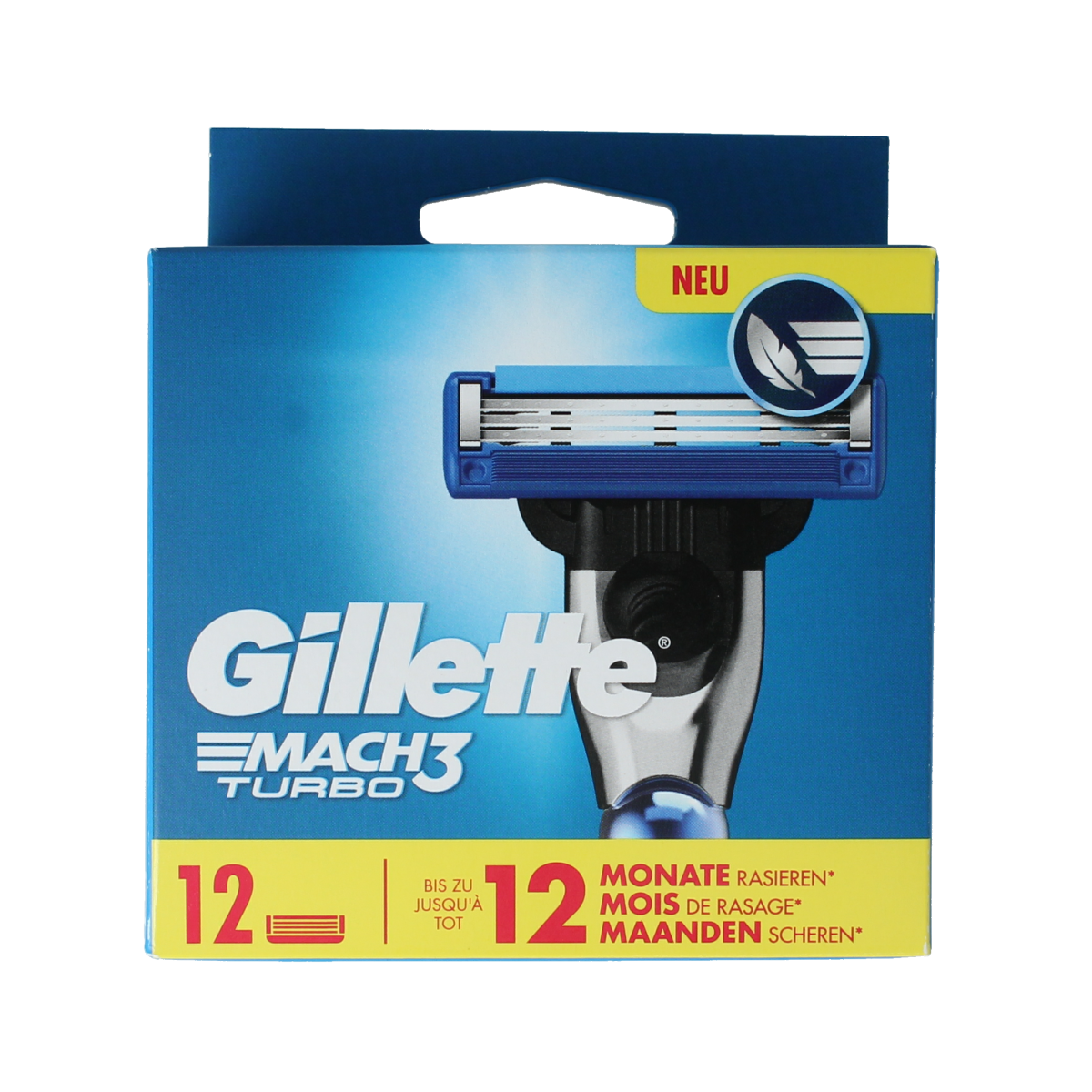Gillette Mach 3 turbo blades 12.00 Stuks