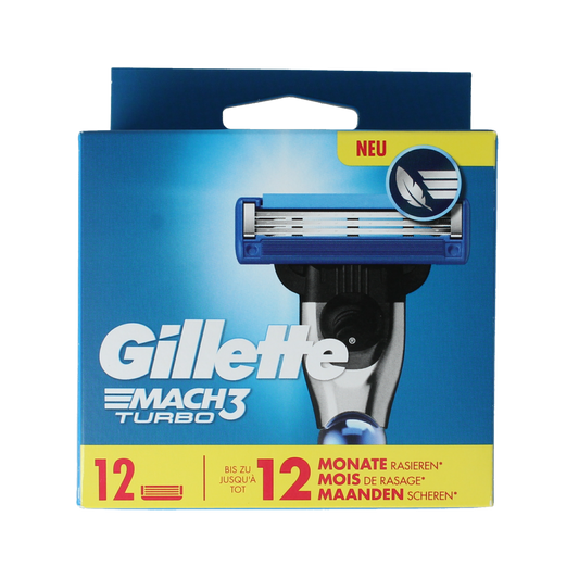 Gillette Mach 3 turbo blades 12.00 Stuks