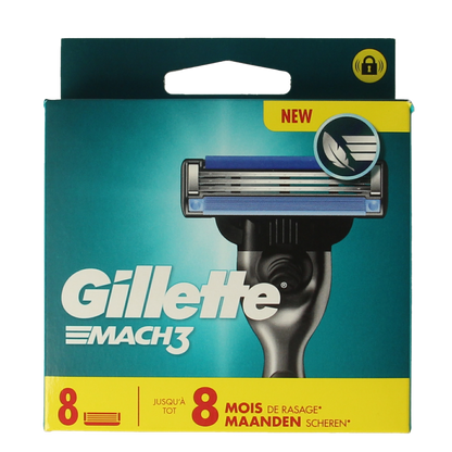 Gillette Mach3 blades 8.00 Stuks