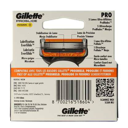 Gillette Proglide power blades 3.00 Stuks
