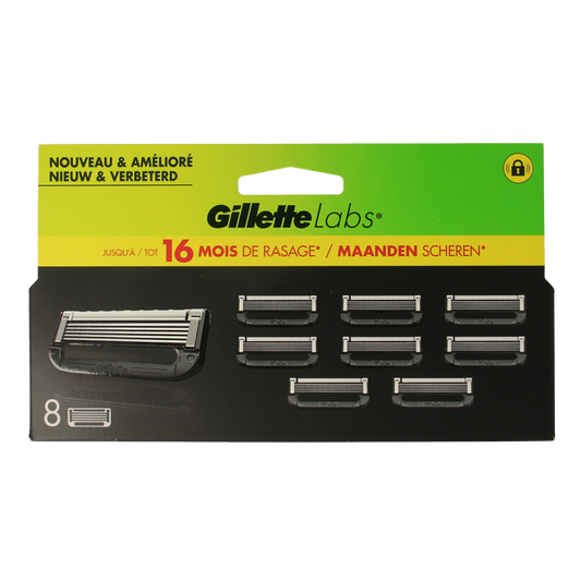 Gillette Labs blades 8.00 Stuks