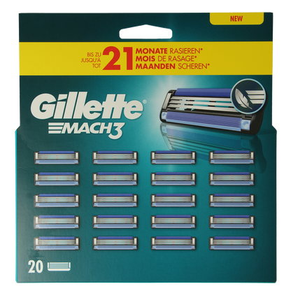 Gillette Mach3 blades 20.00 Stuks