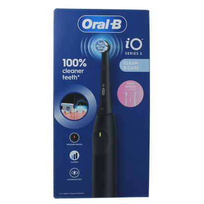 Oral B Elektrische tandenborstel IO2 Black 1.00 Stuks