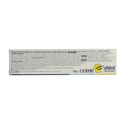 Fixodent Kleefpasta complete original/fresh 70 Gram