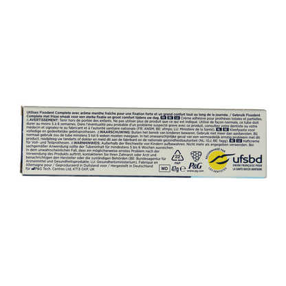 Fixodent Kleefpasta complete original/fresh 47 Gram