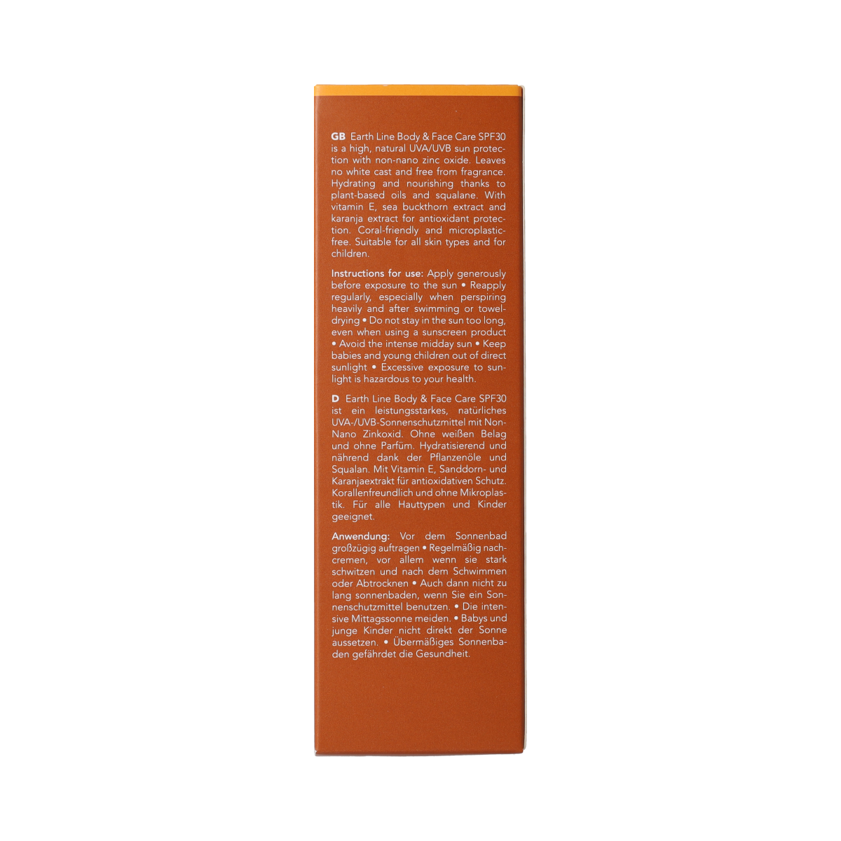 Earth Line Sun Body & Face Care SPF30 BIO 100.00 Milliliter