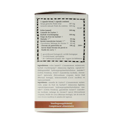 Royal Green Blood sugar support bio 60.00 Vegetarische capsules