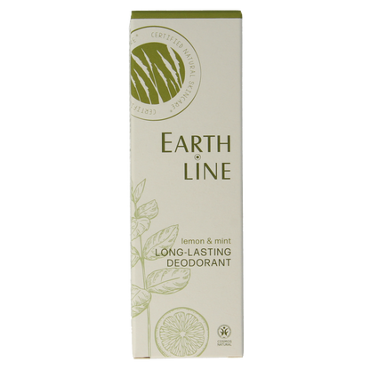 Earth Line Long lasting deodorant lemon & mint 50 Milliliter