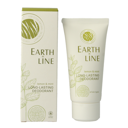 Earth Line Long lasting deodorant lemon & mint 50 Milliliter