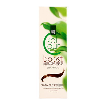 Henna Plus Colour boost warm brown 200 Milliliter