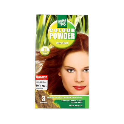 Henna Plus Colour powder 51 hazelnut 100.00 Gram