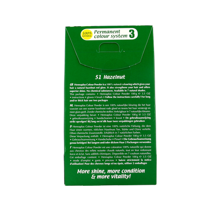 Henna Plus Colour powder 51 hazelnut 100.00 Gram