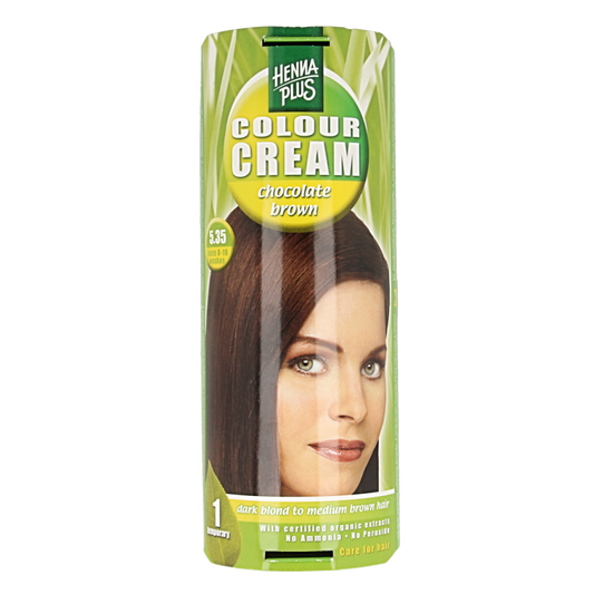 Henna Plus Colour cream 5.35 chocolate brown 60 Milliliter