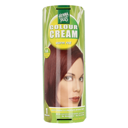 Henna Plus Colour cream 5.6 warm red 60.00 Milliliter