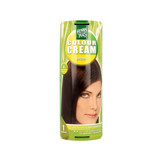 Henna Plus Colour cream 4 brown 60 Milliliter