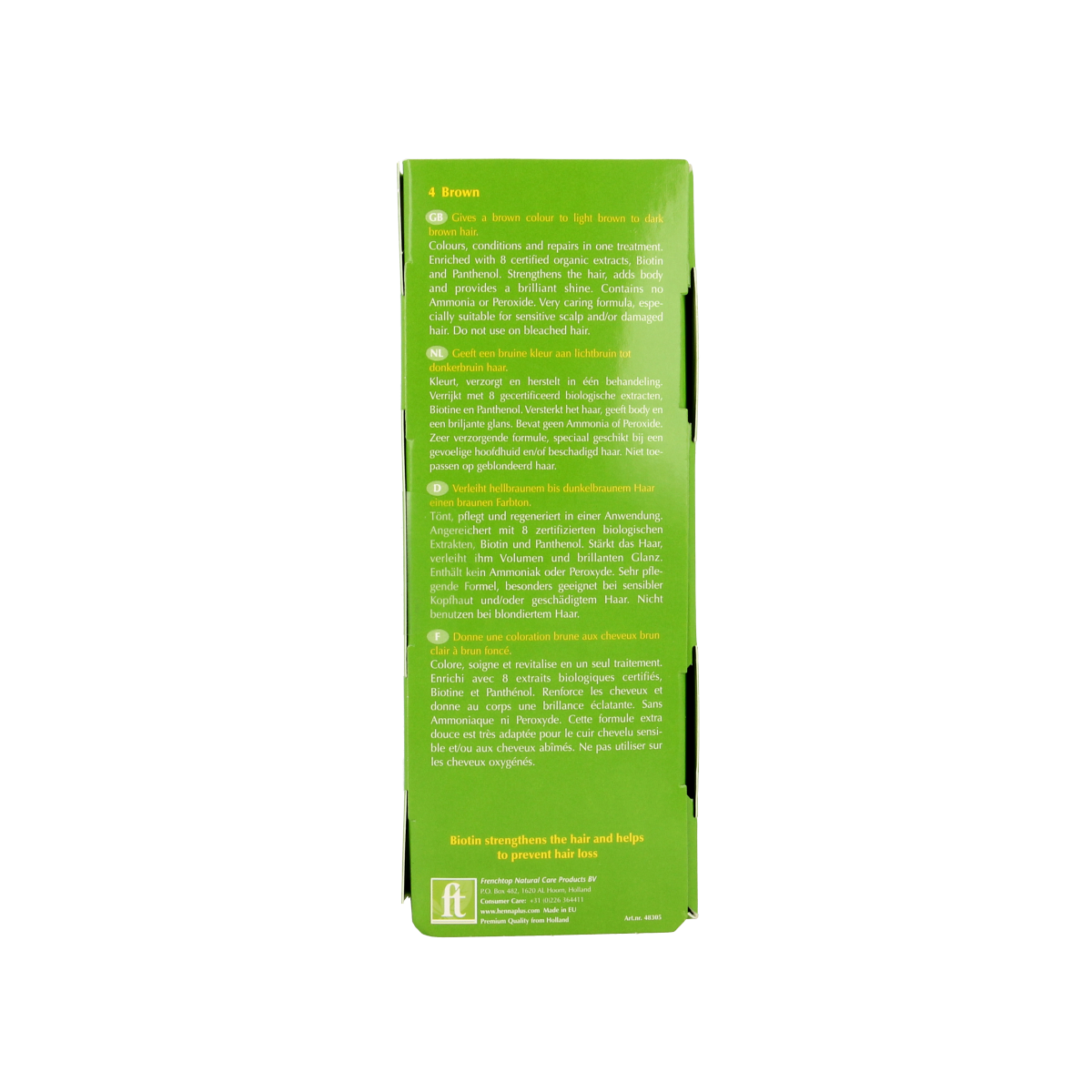 Henna Plus Colour cream 4 brown 60.00 Milliliter