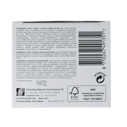 Henna Plus Long lasting colour 8.4 copper blond 100 Milliliter
