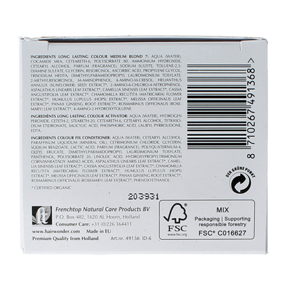 Henna Plus Long lasting colour 7 medium blond 100 Milliliter