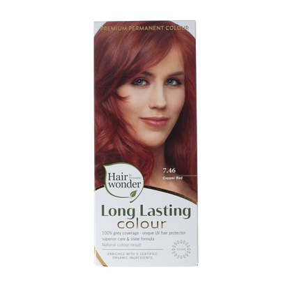 Henna Plus Long lasting colour 7.46 copper red 100 Milliliter