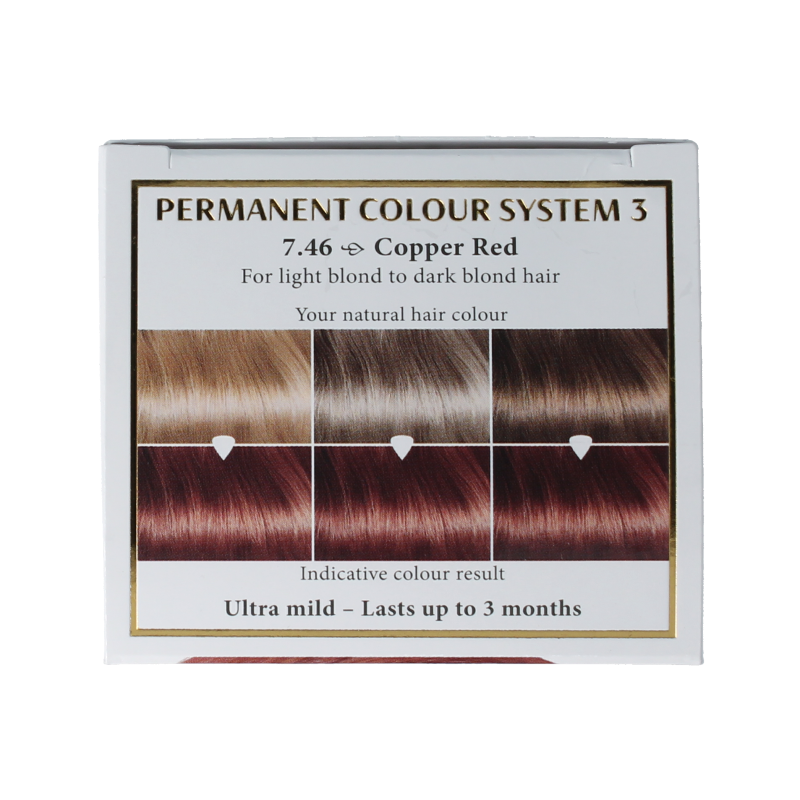 Henna Plus Long lasting colour 7.46 copper red 100 Milliliter