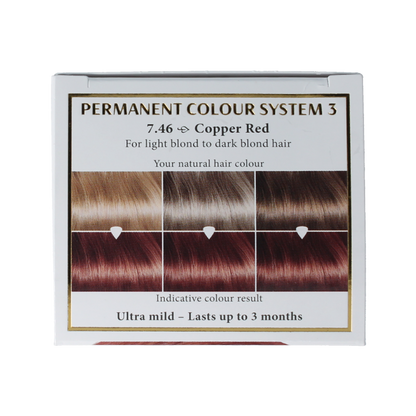 Henna Plus Long lasting colour 7.46 copper red 100 Milliliter