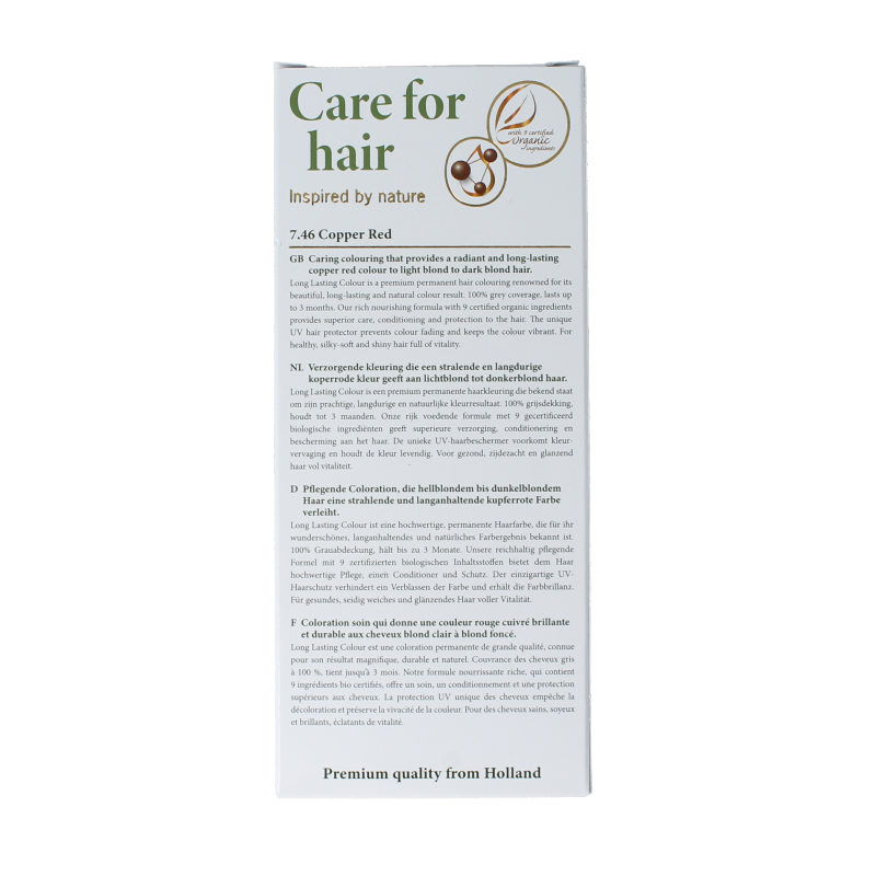 Henna Plus Long lasting colour 7.46 copper red 100 Milliliter
