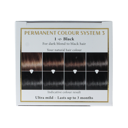 Hairwonder Long lasting colour 1 black 100 Milliliter